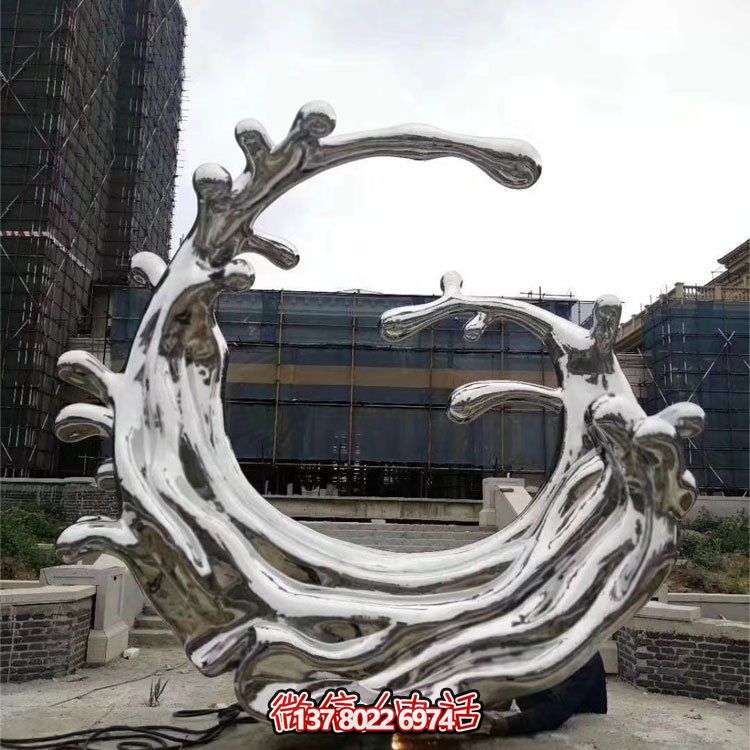 不锈钢创意景观雕塑