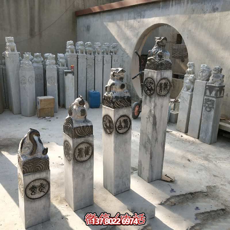 四神马柱拴,融汇大理石精致雕塑,为园林景观装点增添浓浓韵味 四神马柱拴,融汇大理石精致雕塑,为园林景观装点增添浓浓韵味