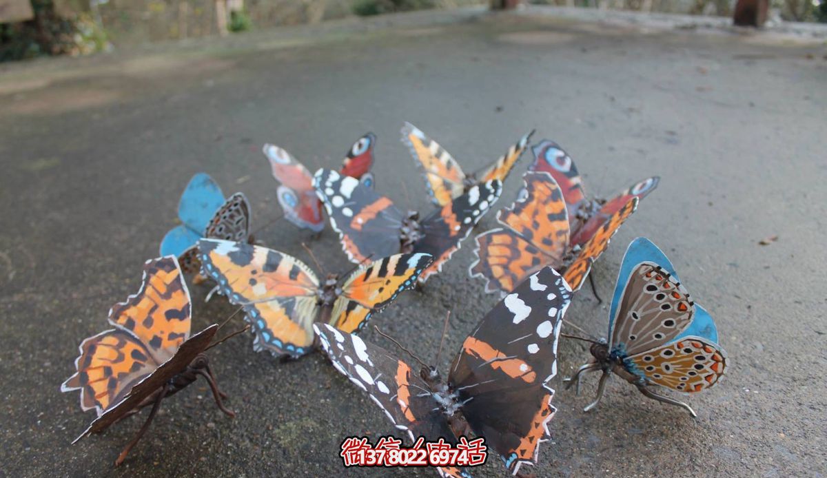 仿真玻璃钢蝴蝶雕塑