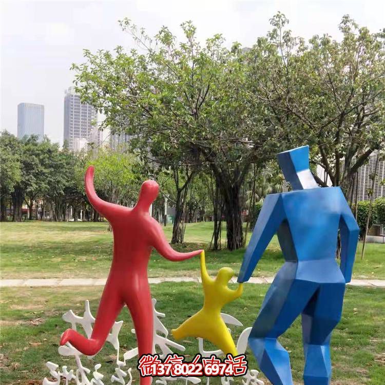 家庭户外景观摆件——抽象人物雕塑