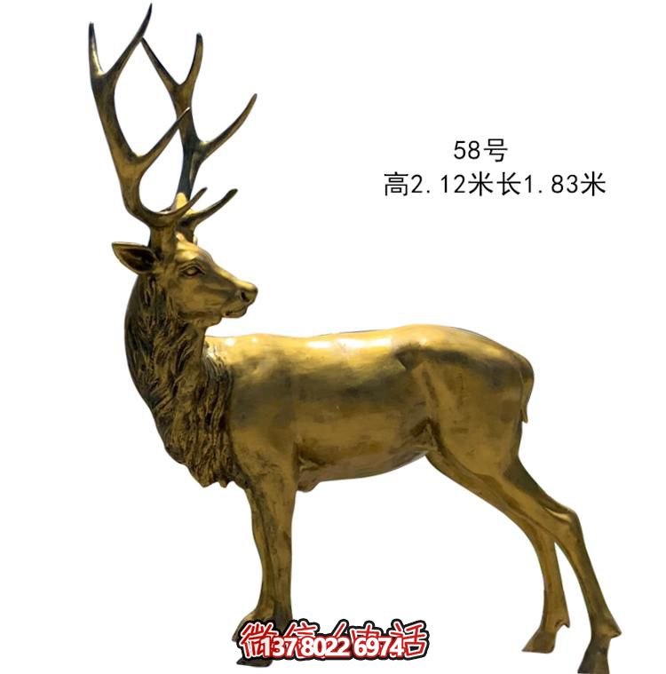 玻璃钢动物仿铜雕塑景观摆件 玻璃钢动物仿铜雕塑景观摆件