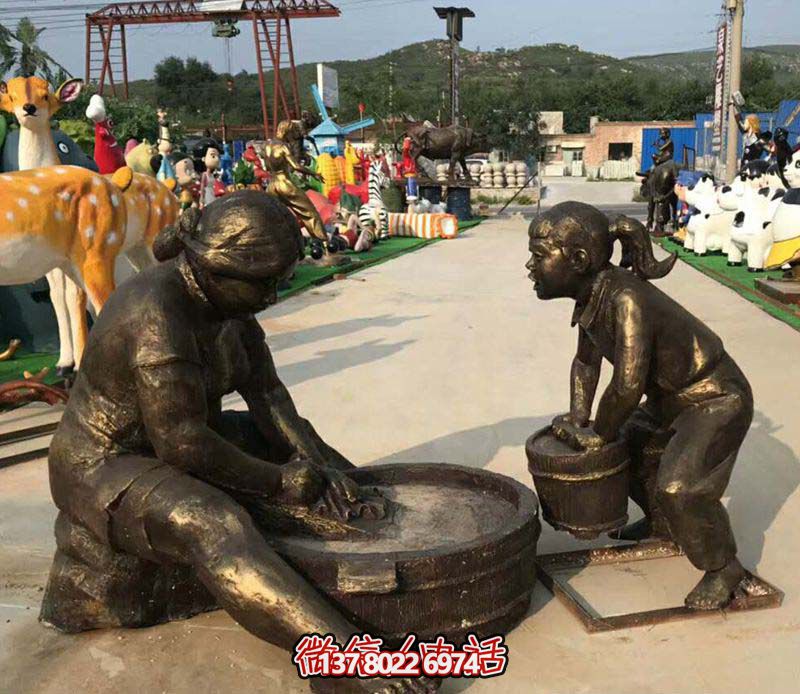 【亲情无价,母亲洗衣服记忆——母亲洗衣服铜雕雕塑景区】 【亲情无价,母亲洗衣服记忆——母亲洗衣服铜雕雕塑景区】