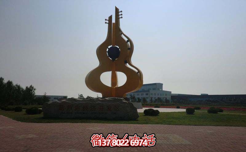 葫芦雕塑-城市不锈钢抽象黄色葫芦雕塑 葫芦雕塑-城市不锈钢抽象黄色葫芦雕塑