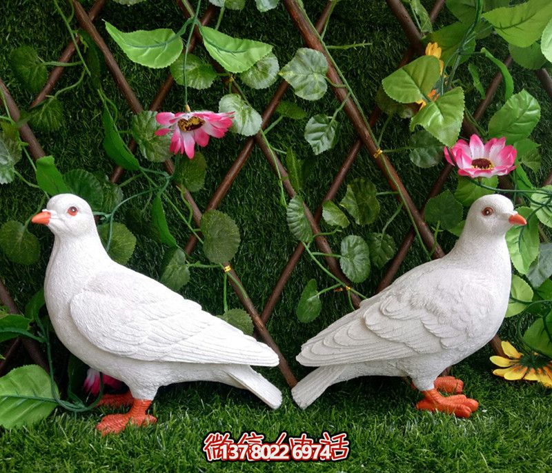 花园摆件仿真鸽子树脂雕塑庭院装饰房顶小件户外阳台摆件 花园摆件仿真鸽子树脂雕塑庭院装饰房顶小件户外阳台摆件