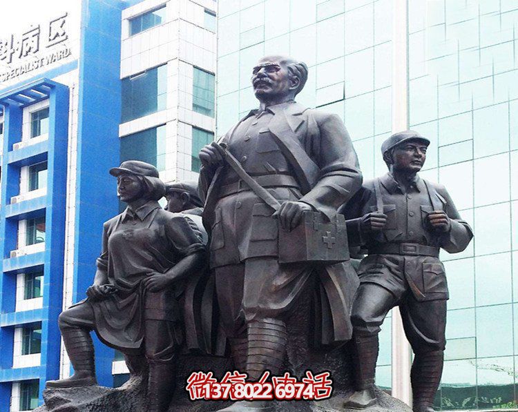 医院名人铜雕白求恩雕塑 医院名人铜雕白求恩雕塑
